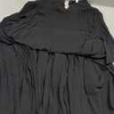 Women’s Casual Cape Sleeve Pleated Split Short Dress Loose Fit Cocktail Party Flowy Dress.XL