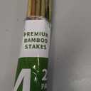 Plant Stakes, 4FT Natural Bamboo Garden Stakes, 25Pcs Bamboo Plant Stakes,Bamboo Sticks for Tomato,Beans,Vegetable and Climbing Plants