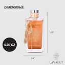 2 x Reed Oil Room Diffuser - Home Fragrance Reed Diffuser and Oil Diffuser Sticks - Natural Reed Diffuser Set - Relaxing and Calming Scent - 5.07oz Diffusers for Home - Gold - Ebony Bergamot Aroma