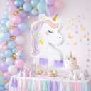 Cozystar Unicorn Piñata for Girls Birthday Party - 16.5" Pinata Set with Stick & Blindfold - Fairy Theme Party Supplies Indoor & Outdoor Game Decoracion