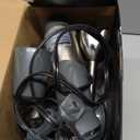 Mueller Multistick 5-in-1 Immersion Blender Handheld,12 Speed Hand Mixer-Turbo Boost,Heaviest Duty Copper Motor,Titanium reinforced Blades Hand Blender,Milk Frother Wand,Whisk,Beaker,Chopper,Grey (Gray)