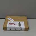 Smowfes Mixed Colour Leaf Mosaic Kit, Creative DIY Colourful Home Decoration Tiles for Crafts, Mosaic Kits for Adults Glass Pieces Kit Mosaic Making Supplies Puzzle