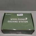 Gifts for Men Him Husband Dad, Wood Phone Docking Station with Drawer, Christmas Xmas Birthday Anniversary Men Him Husband Boyfriend Gifts from Girlfriend, Mens Nightstand Organizer Presents Ideas