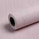 Light Blue Peel and Stick Grasscloth Texture Wallpaper 15.7"x120" Vintage Wallpaper Removable Waterproof