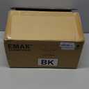 Emak 2-Light Black Bathroom Light Fixtures Over Mirror, Globe Bathroom Vanity Lights with Clear Glass Shade, VL114-BKL-2