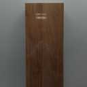 Heimlove 24 Inch Floating Shelves for Wall Walnut Shelves Set of 2, Wall Mounted Rustic Wood 8 Inch Deep Floating Shelf with Invisible Brackets for Bedroom Kitchen Living Room