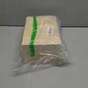 Natural Wood Craft Box with Hinged Lid - Reusable DIY Jewelry & Gift Box for Home, Art Supplies, and Hobby Organization, 9.2"x5.5"x3.9"