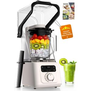 Professional Commercial Vacuum Blender, Freshness Locked In by Vacuum Technology, 2026 Upgraded 3000W/4HP Peak Power, 72oz Eastman Tritan Cup, Milkshake, Smoothie, Nut Milk, Hot Soup, NSF Certified