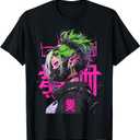 Techwear Harajuku T-Shirt (Small, Black)
