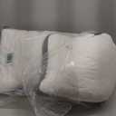 Shredded Memory Foam Thick Body Pillow, Breathable Extra-Firm Large Pillow for Side Sleep, 20 x 54 Inches Long Hugging Bed Pillows for Adults,Big Support Full Body Pillow for Sleeping (White)