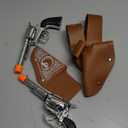 Police Officer Role Play Badge Policeman Costume Accessories for Cop Swat Halloween Party (Medium, Cowboy)