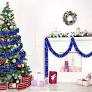 Timoo 80FT Christmas Tinsel Garland for Christmas Tree