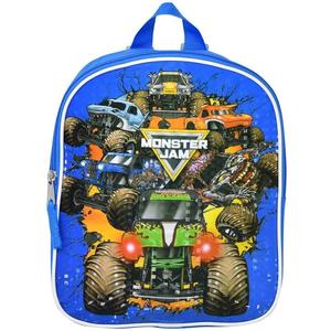 Fast Forward Monster Jam 10 Inch Small Mini Backpack for Boys, Lightweight Toddler Backpack for School, Travel & Preschool