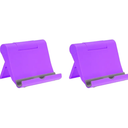uxcell Cell Phone Stand, 35 Pack Multi-Angle Tablet Stand, Universal Phone Stand Compatible with Most Smartphone Tablets E-Readers, Purple