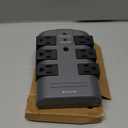 Belkin Power Strip Surge Protector - 6 Rotating AC Multiple Outlets, Flat Pivot Plug - Heavy Duty Wall Outlet Extender for Home, Office, Travel, Computer Desktop & Phone Charging Brick (1,080 Joules)