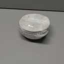 Ceramic Cat Dishes for Food - Cute Cat Bowl Set of 6 - Wide, Shallow, Whisker Friendly - Minimalist Style - Microwave and Dishwasher Safe - 8.5 oz - 5.75 inch (White)