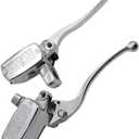 SecosAutoparts Brake Master Cylinder Clutch Lever Set Chrome Compatible with Suzuki Intruder 800 1994-2004 1400 1990-2004 1500 1998-2004 Fit for Boulevard C90 S50 S83 Fit for Honda VTX 1800 2002-2008