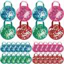 Aliceset 20 Pcs Disco Party Gift Bags Disco Ball Non Woven Goodie Bags Tote 70s 80s Supplies Valentines Day Party Favors for Women Dancing Bachelorette Birthday Wedding Decoration (Multicolor)
