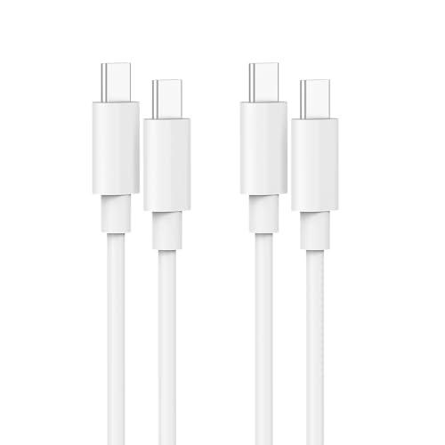 2 Pack 3.3ft/1m USB C to USB C Cable for iPhone 17 16 15 Pro Max, iPad Pro 13 12.9 11 inch, iPad Air 5 4, Mini 6, MacBook Air MacBook Pro Charger, Pixel 7 Pro, Type C Fast Charging Cord