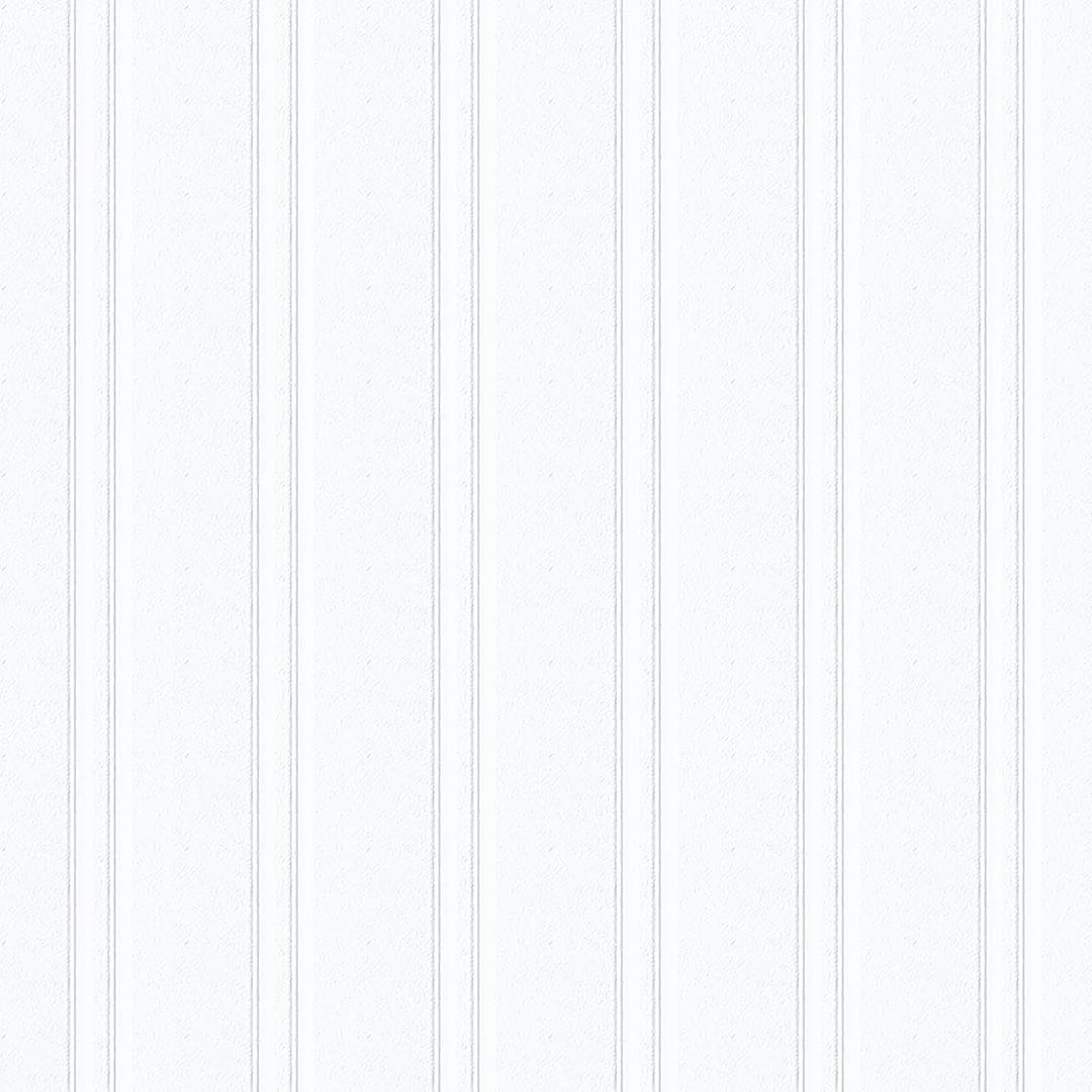 ReWallpaper Faux Beadboard Wallpaper Peel and Stick Prepasted Off White Contact Paper Self Adhesive Removable Wall Paper Vinyl Wainscoting Panels Wallpaper Rolls for Walls Ceiling Bathroom 17.5inx10ft