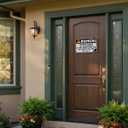 2 x Funny Metal Sign Retired in Residence Vintage Wall Decor 8x12 Inches Rustic Home Patio Man Cave Garage Office Retirement Gift for Dad Grandpa and Coworkers