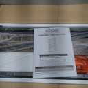 HCHQHS Adjustable 5 Tier Open Bookcase, Rustic Farmhouse Book Shelves, Industrial Wood and Black Metal Bookshelves, Mid Century Bookcase for Home Office Living Room Bedroom