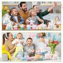 Motionchic 12 Set Easter Dinosaurs Stuffed Animal Plush Toys Bulk for Kids 4.7'' Mini Stuffed Animal Small Plush Fluffy Toys with Card for Easter Egg Hunt Favor Basket Filler Hunt Game Supply