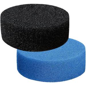 2 Pack Coarse and Fine Filter Pond Replacement Filter Pads for Outdoor Ponds - 871980012549 032264 Aquanique Replacement Filter Pads for Qfp900 and Qfp1250Uv