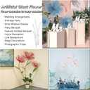 Giant Flowers for Decoration,Wedding Reception Essential Decoration,5.6 Ft Tall Artificial Silk Flower,Party Banquet Background Decor,Home DecorRed