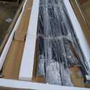 Goodyo 34" X 72" Shower Door Clear Tempered Glass Framed Shower Screen Walk-in Black Finish