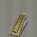 Pocket Door Handles and Edge Pull Brushed Brass, 6Inch Handles Hardware Latch,Recessed Finger Flush Pulls,for Closet,Sliding,Barn Door