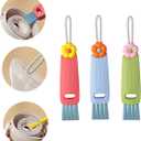4 x Swicado 3 in 1 Cup Lid Cleaning Brush - 2025 New Multifunctional Tool for Thorough Cleaning of Bottles, Cups, and Tight Spaces - Ideal for Home & Kitchen