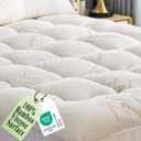 Mattress Topper King Size, Bamboo Viscose Ultra Soft Cover