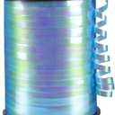 KMER LIFE Light Blue Gradient Curling Ribbon, 1/5" Wide x 500 Yards Christmas Curling Ribbons for Gift Wrapping, Party Decoration, Balloon String, Crafting, Balloon Ribbons for Florist Flower (1 Roll)