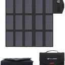 ALLPOWERS Solar Charger 100W Solar Panel Foldable Portable with Dual 5v USB18v DC for Laptop, Tablet, Notebook, 12v Car, Boat, RV Battery, Camping, Hiking, Travel