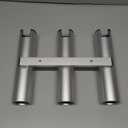 3/4 Tube Aluminum Fishing Rod Holders, 3/4 Link Wall-Mounted Pod Rack, Be Suitable for Marine Boat