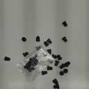 30 Pack Round Plastic Plug, OD 1/2" Furniture Tube Inserts Pipe Hole End Caps for Tubing Post/Glide Insert for Pipe Post/Table Chair Leg/Metal Tubing/Fence [Black]