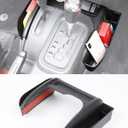 Savadicar GT-3 JK Shifter Storage Box, Gear Shift Console Side Tray Organizer for 2011-2018 Jeep Wrangler JK JKU, Interior Accessories, Reserved USB Charger Extender Slot, Black