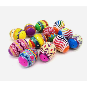 CUTE STONE 12 Pack Filled Easter Eggs with Dinosaur Building Blocks Sets, Easter Basket Stuffers Easter Party Favors for Boy, Girls and Kids