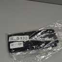 Car Breathable Steering Wheel Cover, Carbon Fiber Wear-Resistant D Shape Steering Wheel Protector for Comfy Grip, Universal Non-Slip Leather Wheel Sleeve for Most Car SUV Truck (Black)