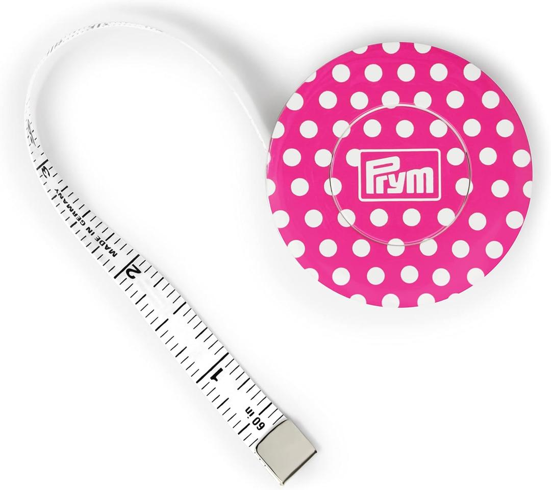 Prym Love Spring Tape Measure, Pink