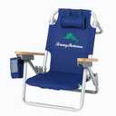 Tommy Bahama Kid's 5-Position Lay Flat Backpack Folding Beach Chair, School of Fish, 20.5 x 20 x 25