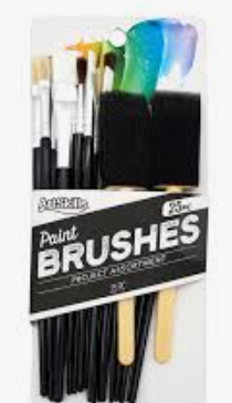 ArtSkills Paint Brush Set, Assorted Brushes, 25 Pieces, (PA-2585)