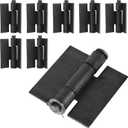 Weld On Hinges Extra Heavy Duty 4.4" x 4" Weldable Metal Butterfly Hinges Solid Steel Welding Butt Hinge Thickness 5mm for Heavy Metal Farm Garage Trailer Gates & Doors - 6 Pcs