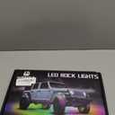 8Pods Segmented RGB LED Rock Lights Kit for Jeep Trucks UTV ATV Golf Cart RZR SXS Off road Four Wheeler with APP/RF Remote, Multi Color Underglow Light Waterproof Music Neon Underbody 12V