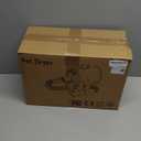 Dog-Hair-Dryer, 5.2HP/ 3800W High Velocity Pet Blow Dryer with Heater for Grooming, Speed Temperature Adjustable Dog Blower Grooming Dryer with 4 Nozzles