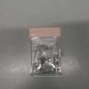 300Pcs Gold Filled Spacer Beads for Jewelry, 4mm Silver, Round, Brass, Craft Beads