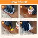 Wood Filler, Wood Repair Kit,16 Ounce Paintable & Stainable Wood Putty Filler, Wood Scratch Cracks Holes Repair Furniture, Exterior Wood Filler Water Resistant, Wood Putty,16oz, Walnut