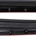 Front and Rear Passenger Side Door Lower Molding Trim Black for Toyota RAV4 2016-2018