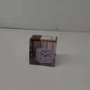 Peakeep Small Battery Operated Analog Travel Alarm Clock Silent No Ticking, Lighted on Demand and Snooze, Beep Sounds, Gentle Wake, Ascending Alarm, Easy Set (Black)